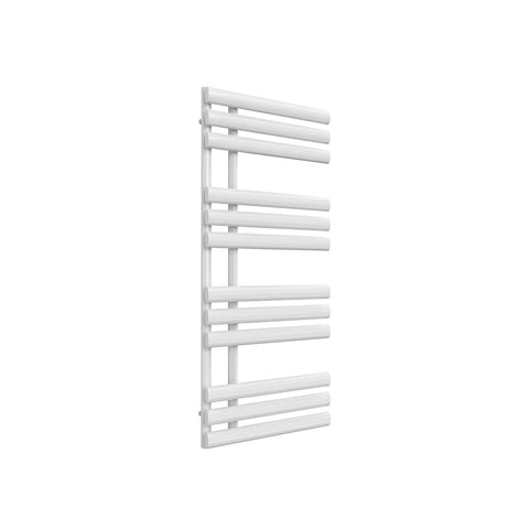 White / 1130 x 500 mm Reina Designer Chisa Vertical Heated Towel Rail Steel Radiator