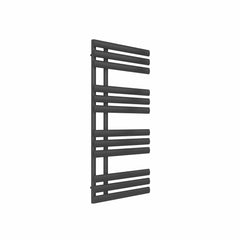 Anthracite / 1130 x 500 mm Reina Designer Chisa Vertical Heated Towel Rail Steel Radiator