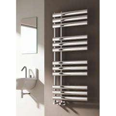 Reina Designer Chisa Vertical Heated Towel Rail Steel Radiator