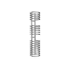 1200 x 300 mm Reina Designer Claro Vertical Chrome Heated Towel Rail Steel Radiator