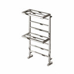 Reina Designer Elvina 2 Chrome Heated Towel Rail Steel Radiator
