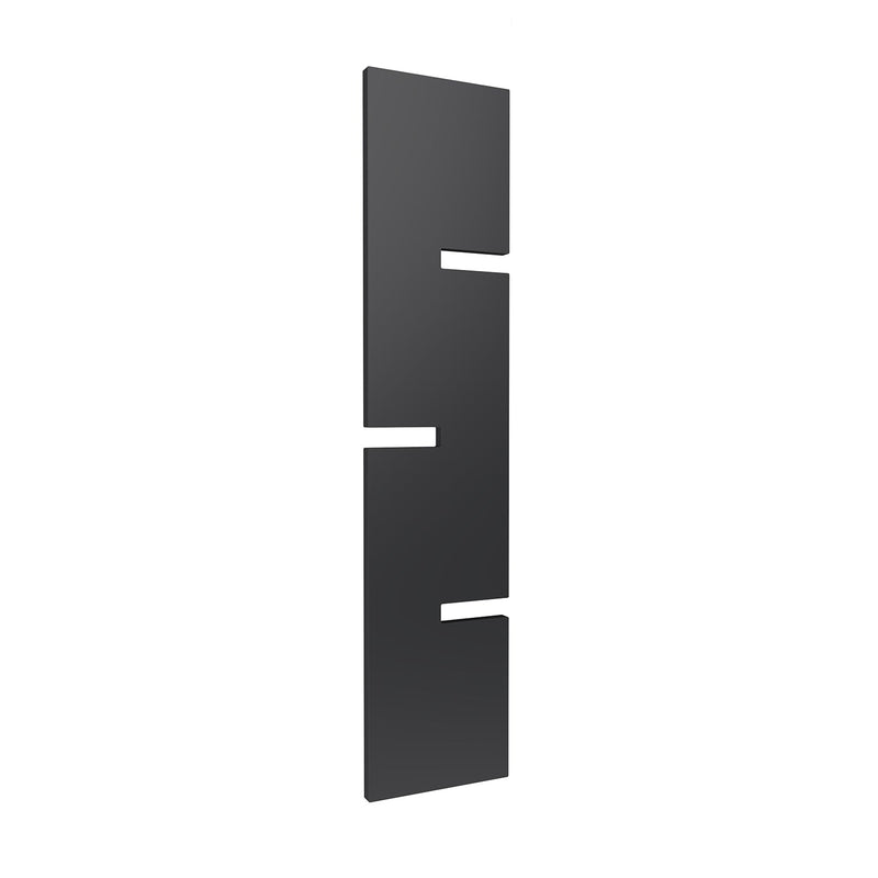 ANTHRACITE / 1790 x 590mm Reina Designer Fiore Vertical Steel Radiator