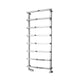 Chrome / 1195 x 500 mm Reina Designer Glora Vertical Chrome Heated Towel Rail Steel Radiator