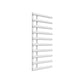 White / 1140 x 500 mm Reina Designer Grace Vertical Chrome Heated Towel Rail Steel Radiator