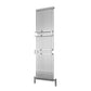 Chrome Reina Designer Grande Vertical Chrome Heated Towel Rail Steel Radiator