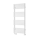 White / 1126 x 500 mm Reina Designer Kale Vertical Heated Towel Rail Steel Radiator