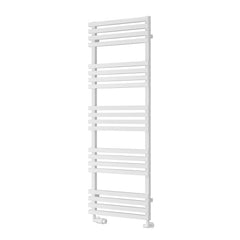 White / 1436 x 500 mm Reina Designer Kale Vertical Heated Towel Rail Steel Radiator