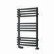 Anthracite / 816 x 500 mm Reina Designer Kale Vertical Heated Towel Rail Steel Radiator