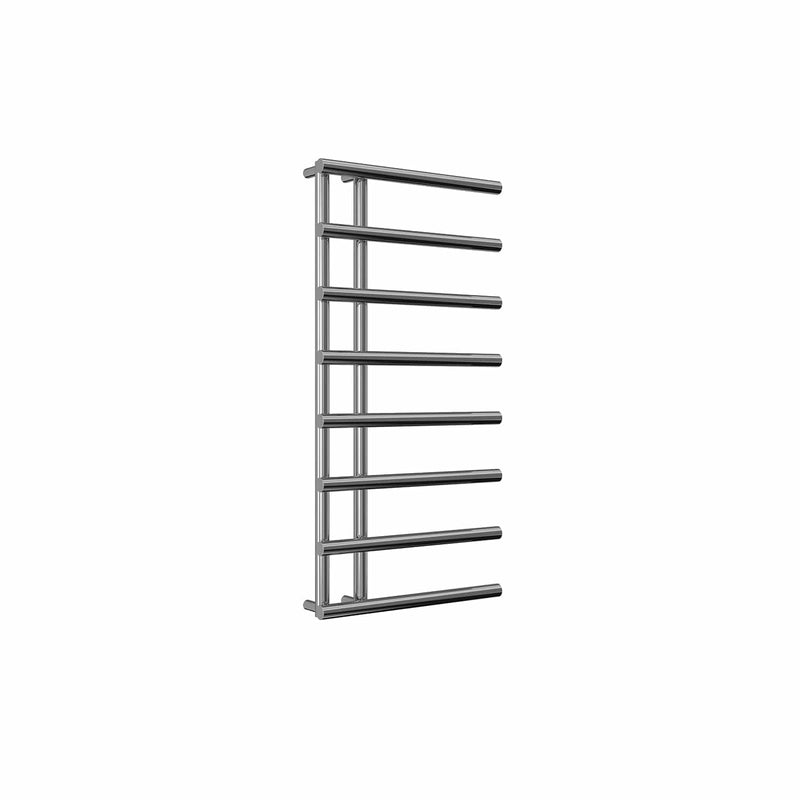 998 x 500 mm / Chrome Reina Designer Matera Vertical Heated Towel Rail Steel Radiator