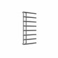 998 x 500 mm / Chrome Reina Designer Matera Vertical Heated Towel Rail Steel Radiator