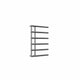 772 x 500 mm / Chrome Reina Designer Matera Vertical Heated Towel Rail Steel Radiator