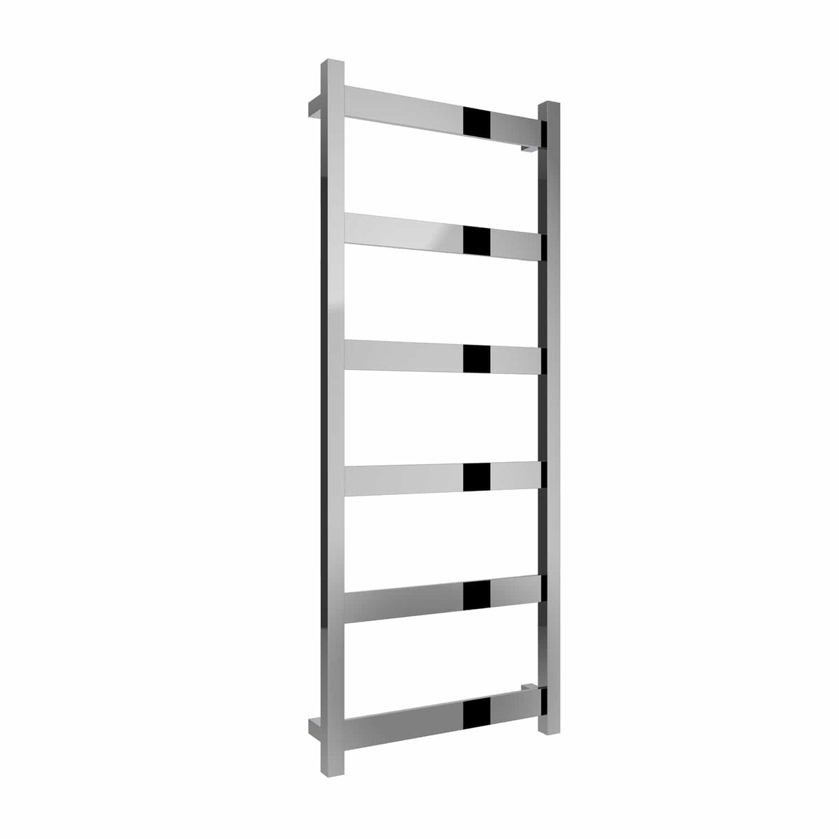 Polished / 1170 x 480 mm Reina Designer Mina Vertical Heated Towel Rail Stainless Steel Radiator