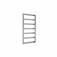 813 x 450 mm Reina Designer Nardo Chrome Vertical Heated Towel Rail Steel Radiator