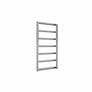 813 x 450 mm Reina Designer Nardo Chrome Vertical Heated Towel Rail Steel Radiator