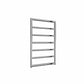 813 x 550 mm Reina Designer Nardo Chrome Vertical Heated Towel Rail Steel Radiator