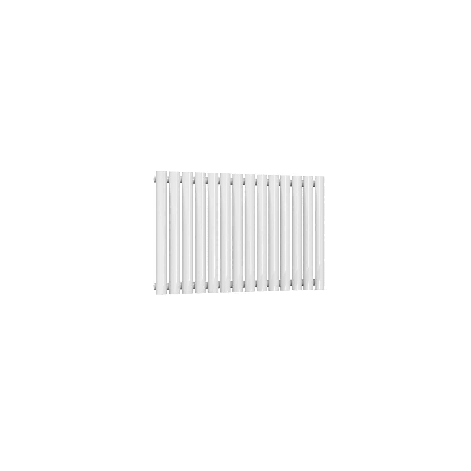 Reina Neva Horizontal Steel Radiator - White and Anthracite