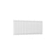Single / White / 550 x 1180 mm Reina Designer Neva Horizontal Steel Radiator - White and Anthracite