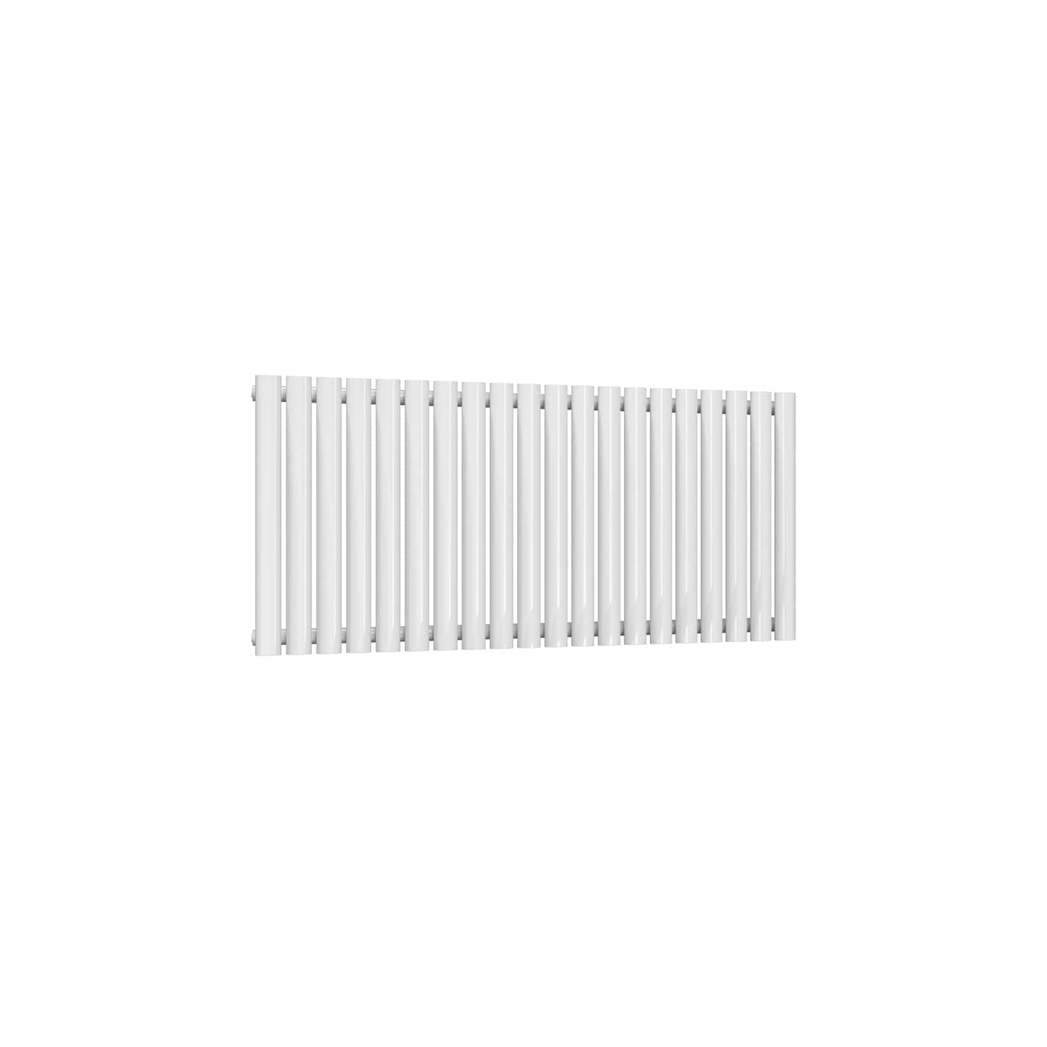 Reina Neva Horizontal Steel Radiator - White and Anthracite