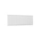 Single / White / 550 x 1416 mm Reina Designer Neva Horizontal Steel Radiator - White and Anthracite