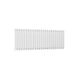 Single / White / 550 x 1416 mm Reina Designer Neva Horizontal Steel Radiator - White and Anthracite