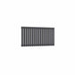 Single / Anthracite / 550 x 1003 mm Reina Designer Neva Horizontal Steel Radiator - White and Anthracite