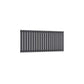 Single / Anthracite / 550 x 1180 mm Reina Designer Neva Horizontal Steel Radiator - White and Anthracite