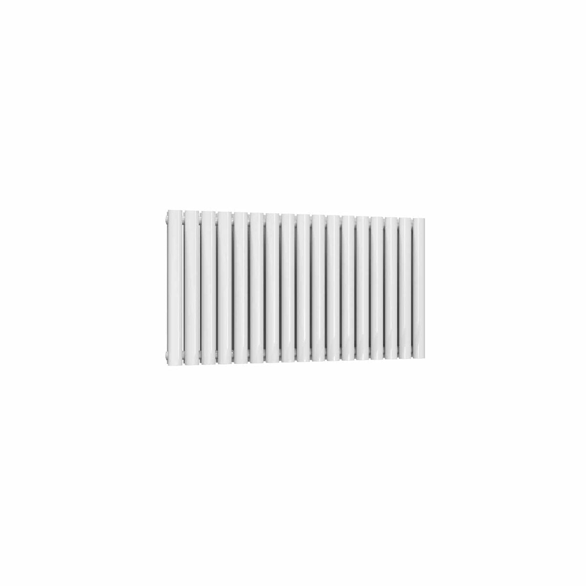 Reina Neva Horizontal Steel Radiator - White and Anthracite