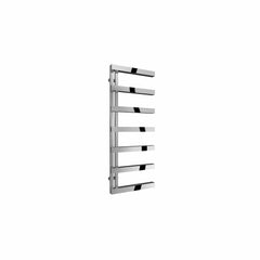 1270x500 Reina Designer Piazza Vertical Heated Towel Rail Stainless Steel Radiator