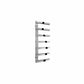 1270x500 Reina Designer Piazza Vertical Heated Towel Rail Stainless Steel Radiator