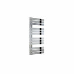 Reina Designer Ricadi Vertical Heated Towel Rail Stainless Steel Radiator