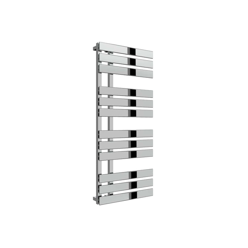 1180 x 500 mm Reina Designer Sesia Vertical Chrome Towel Rail Steel Radiator