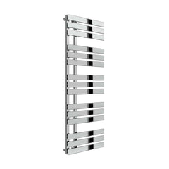 1500 x 500 mm Reina Designer Sesia Vertical Chrome Towel Rail Steel Radiator