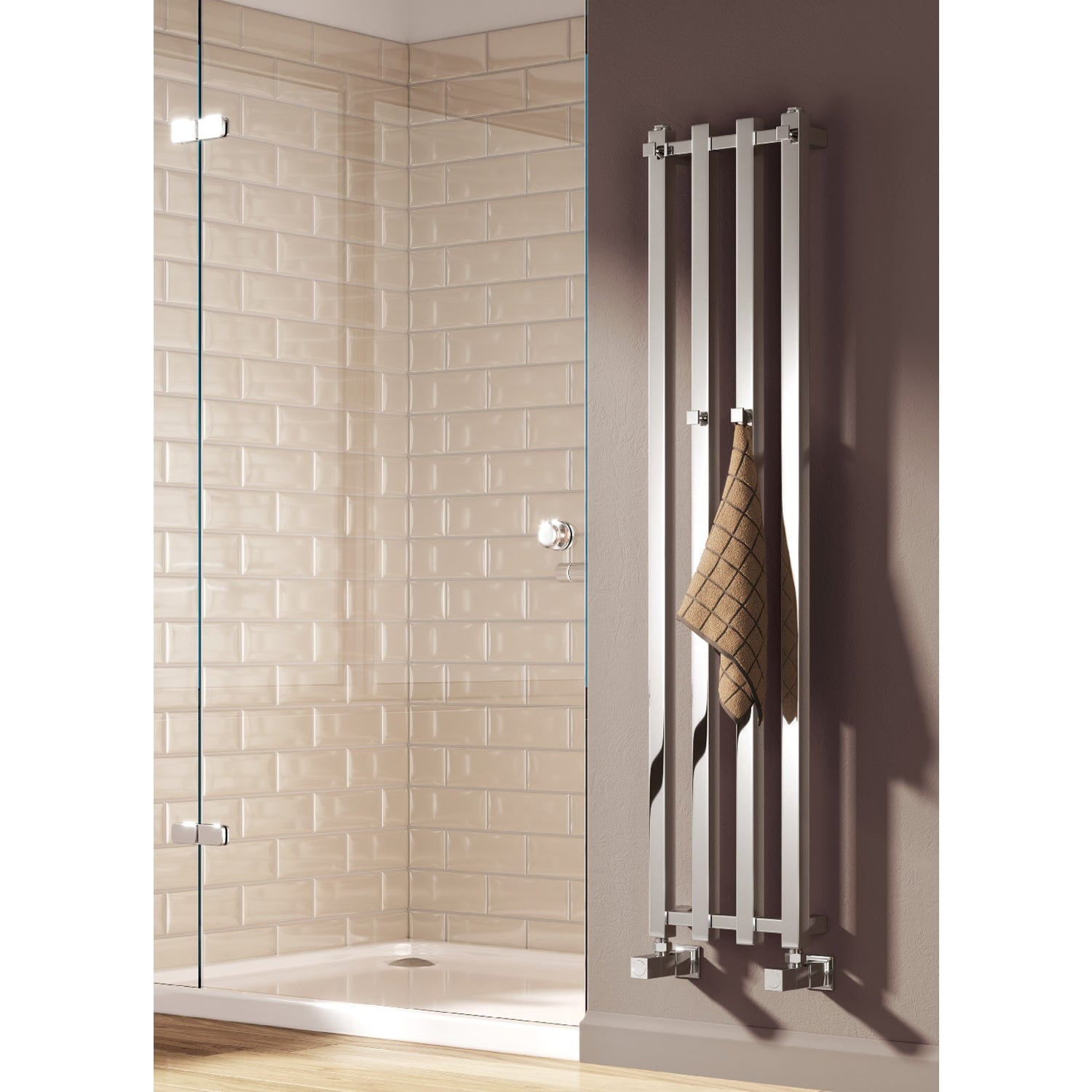 Reina Todi Vertical Towel Rail Mild Steel Radiator