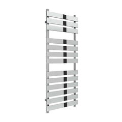 1300 x 500 mm Reina Designer Trento Vertical Chrome Towel Rail Steel Radiator