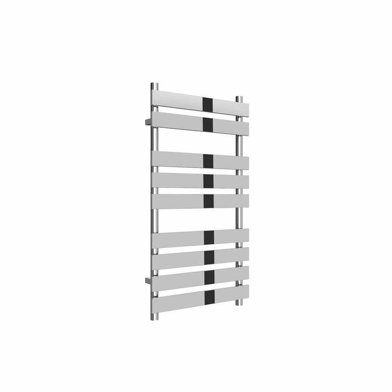 950 x 500 mm Reina Designer Trento Vertical Chrome Towel Rail Steel Radiator