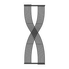 Reina Dimaro Vertical Designer Radiator Anthracite