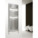 Reina Diva Designer Chrome Heated Towel Radiator 25mm Tubes