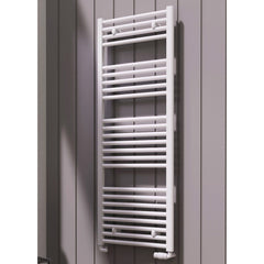 Reina Diva Designer Flat White Heated Towel Rail Radiator