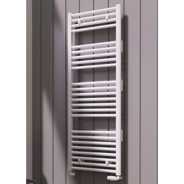 Reina Diva Designer Flat White Heated Towel Rail Radiator