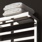 Reina Elvina Chrome Heated Towel Rail Steel Radiator