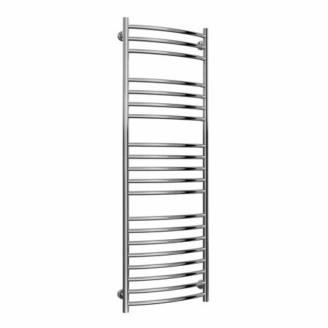 1500 x 500 mm Reina Eos Curved Stainless Steel Designer Radiator