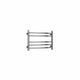 430 x 600 mm Reina Eos Curved Stainless Steel Designer Radiator