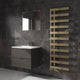 Reina Florina Vertical Chrome Heated Towel Rail Steel Radiator