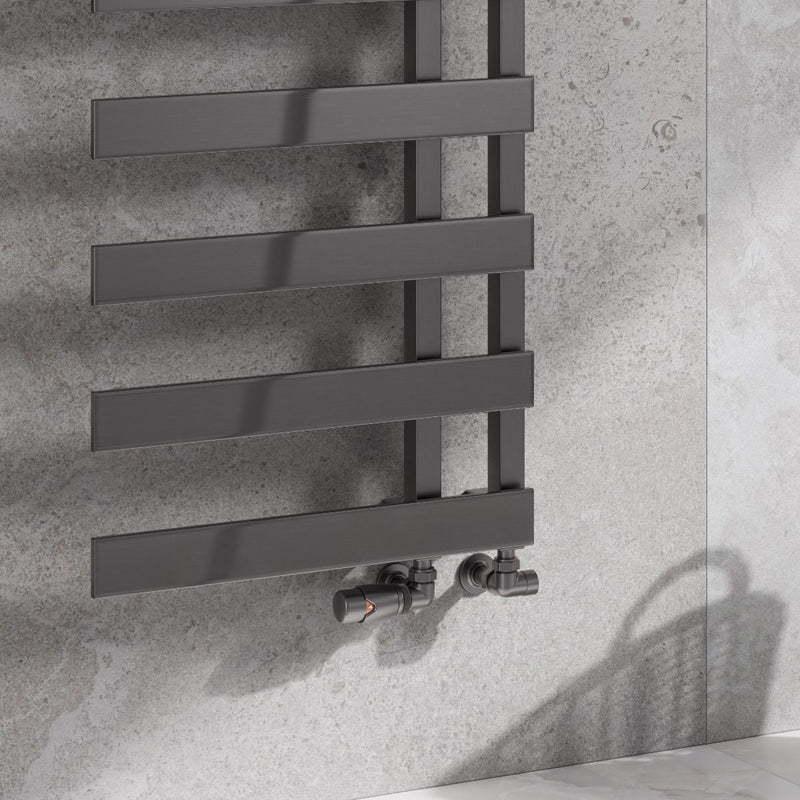 Reina Florina Vertical Chrome Heated Towel Rail Steel Radiator