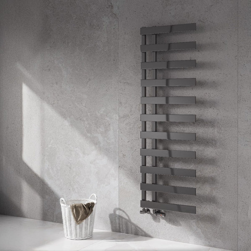 Reina Florina Vertical Chrome Heated Towel Rail Steel Radiator