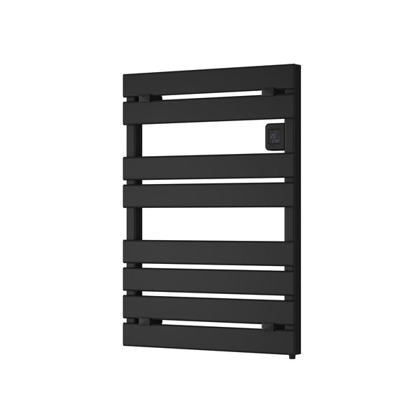 780 x 550 mm / Black Reina Gia Dry Electric Heated Towel Rail Designer Radiator