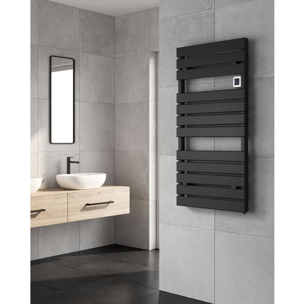 Reina Gia Dry Electric Heated Towel Rail Designer Radiator