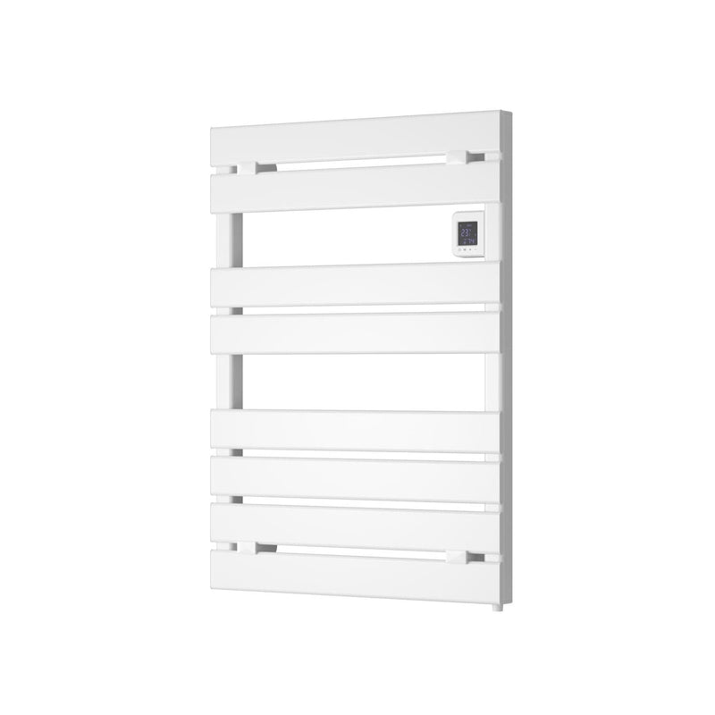 780 x 550 mm / White Reina Gia Dry Electric Heated Towel Rail Designer Radiator