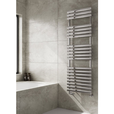 Reina Helin Vertical Heated Stainless Steel Towel Rail