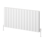 White Heated Towel Rail